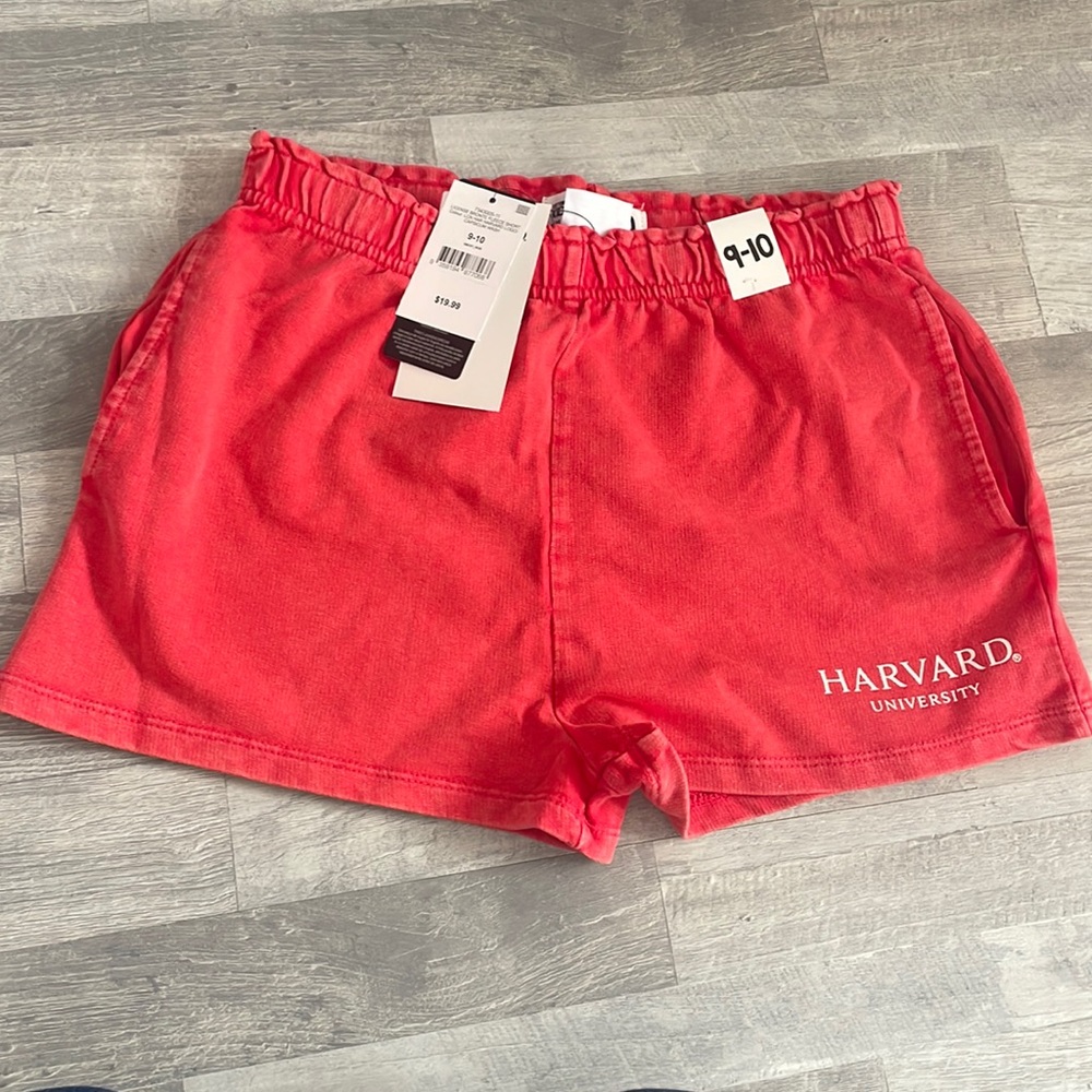 ❤️3/$30- Red, Cotton On Kids Harvard University short